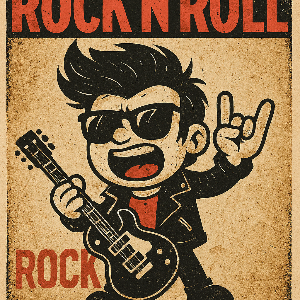 Boneco Rock and Roll
